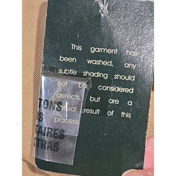 Lauren Ralph Lauren Khaki Pants Flat Front Preppy Dress Pockets All Cotton Sz 14 - Picture 13 of 13